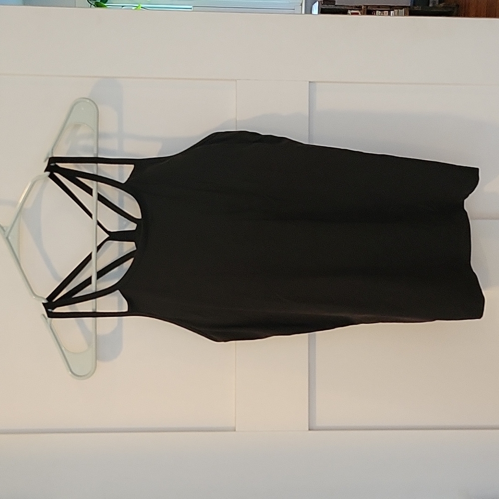 Patagonia | Black Tank Built-In Bra Workout Swim